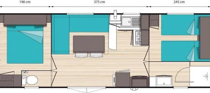 营地 Les Vertes Feuilles 康村